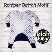 Romper button motif